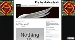 Desktop Screenshot of pegponderingagain.com